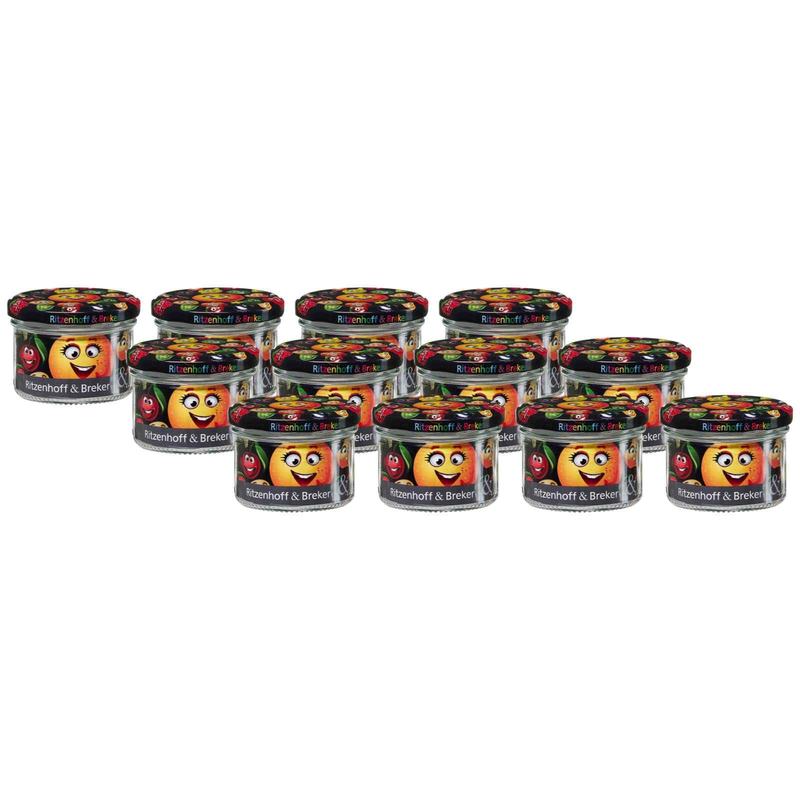 Ritzenhoff & Breker Smile Vorratsgläser 2er Set | 230 ml - Rund