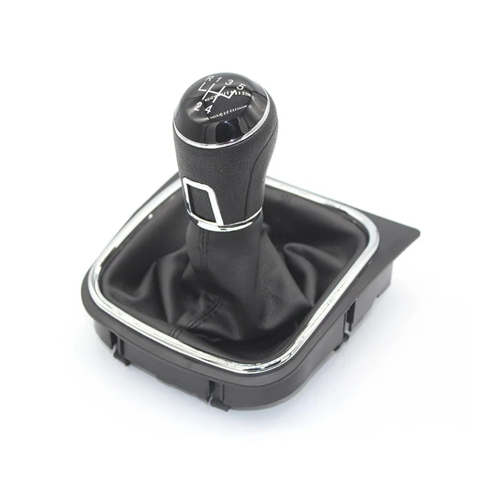 Vavgkdkpzb 5 Speed Shifter Lever Handle For Vw Rabbit For Golf 5 For Jetta Mk5 2004-2010 Gear Shift Knob Lever Handle(5 Speed)