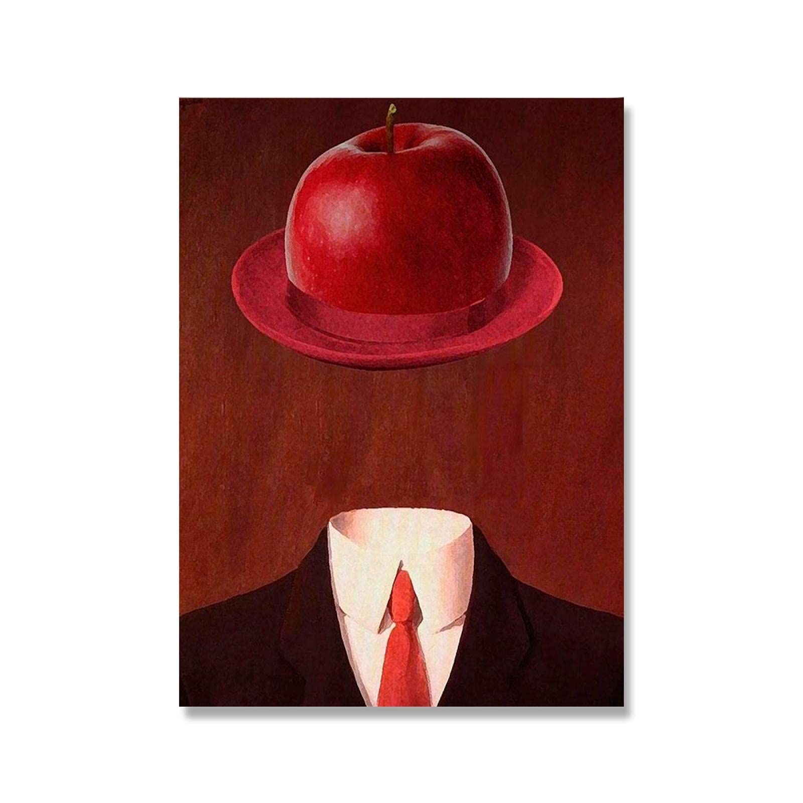Face Painting Magritte Man In A Bowler Hat Le Fils De L'homme By