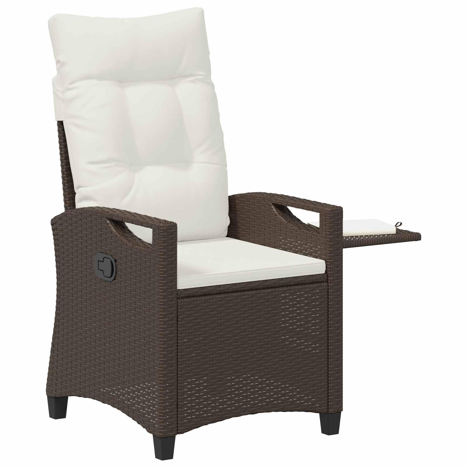 Chaise de Jardin inclinable avec repose-pieds pour soulager le dos sur la terrasse