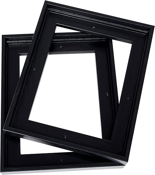 2 Pack Floater Frame for Canvas Painting Assembled, 7/8" deep Canvas Floater Frame