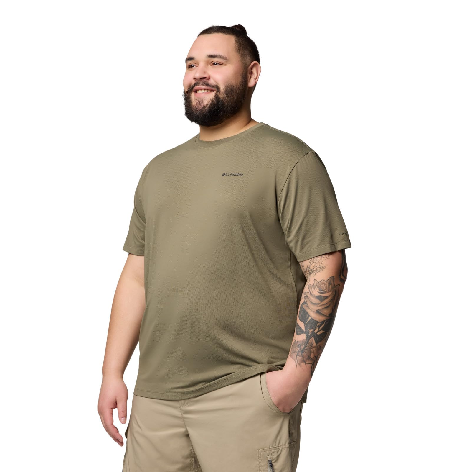 Columbia Tech Trail Utility Short Sleeve Crew Tech Trail Utility - Camiseta de Manga Corta Hombre