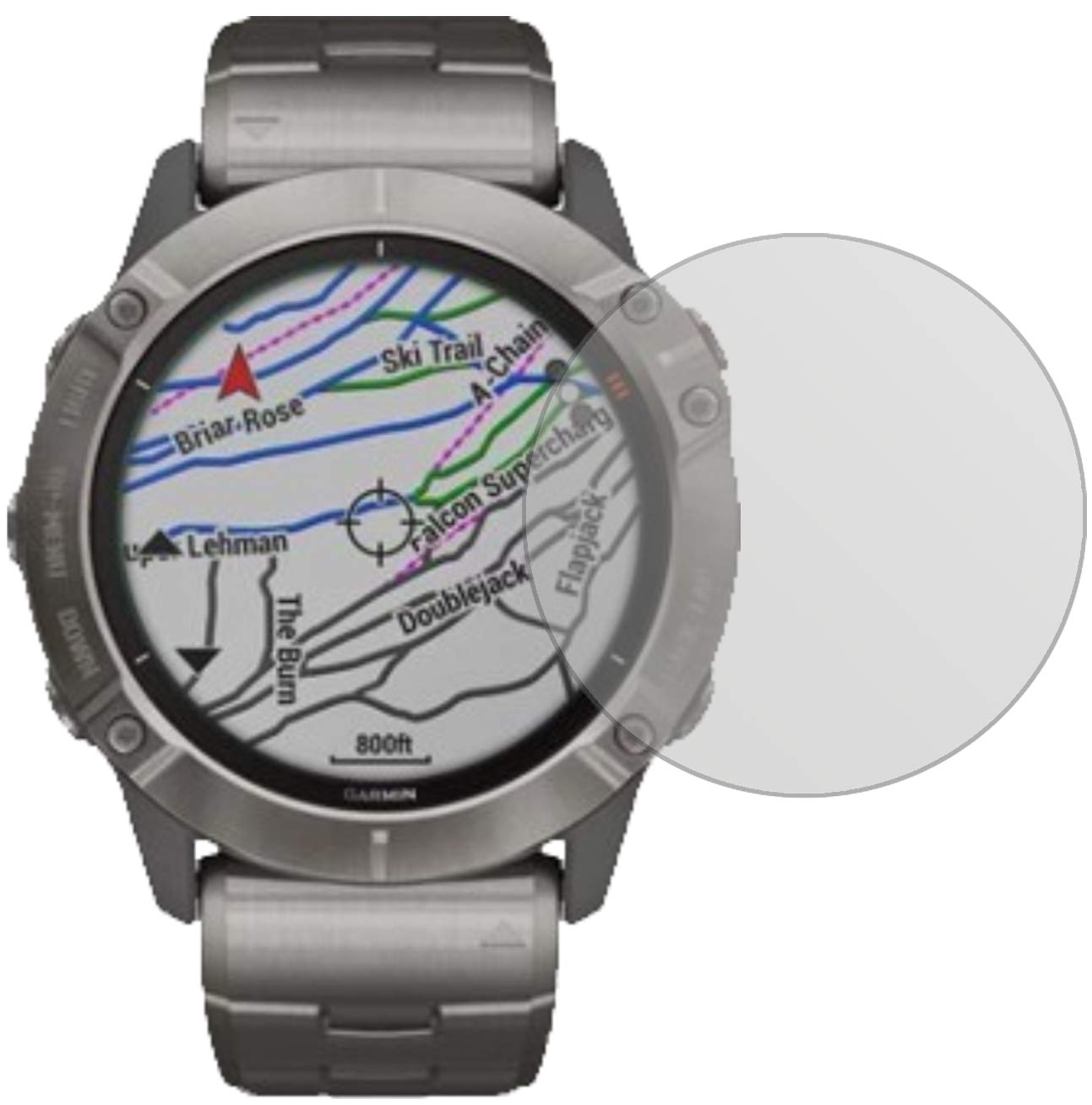 Correa Fenix 6 Pro ANBEST Pulsera De Silicona Compatible Con Garmin