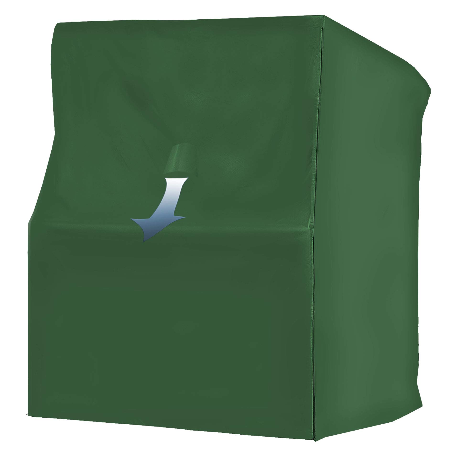 Quick Star pokrowiec ochronny na kosz pla?owy XL 145 x 106 x 165 cm pokrowiec na kosz pla?owy, zielony