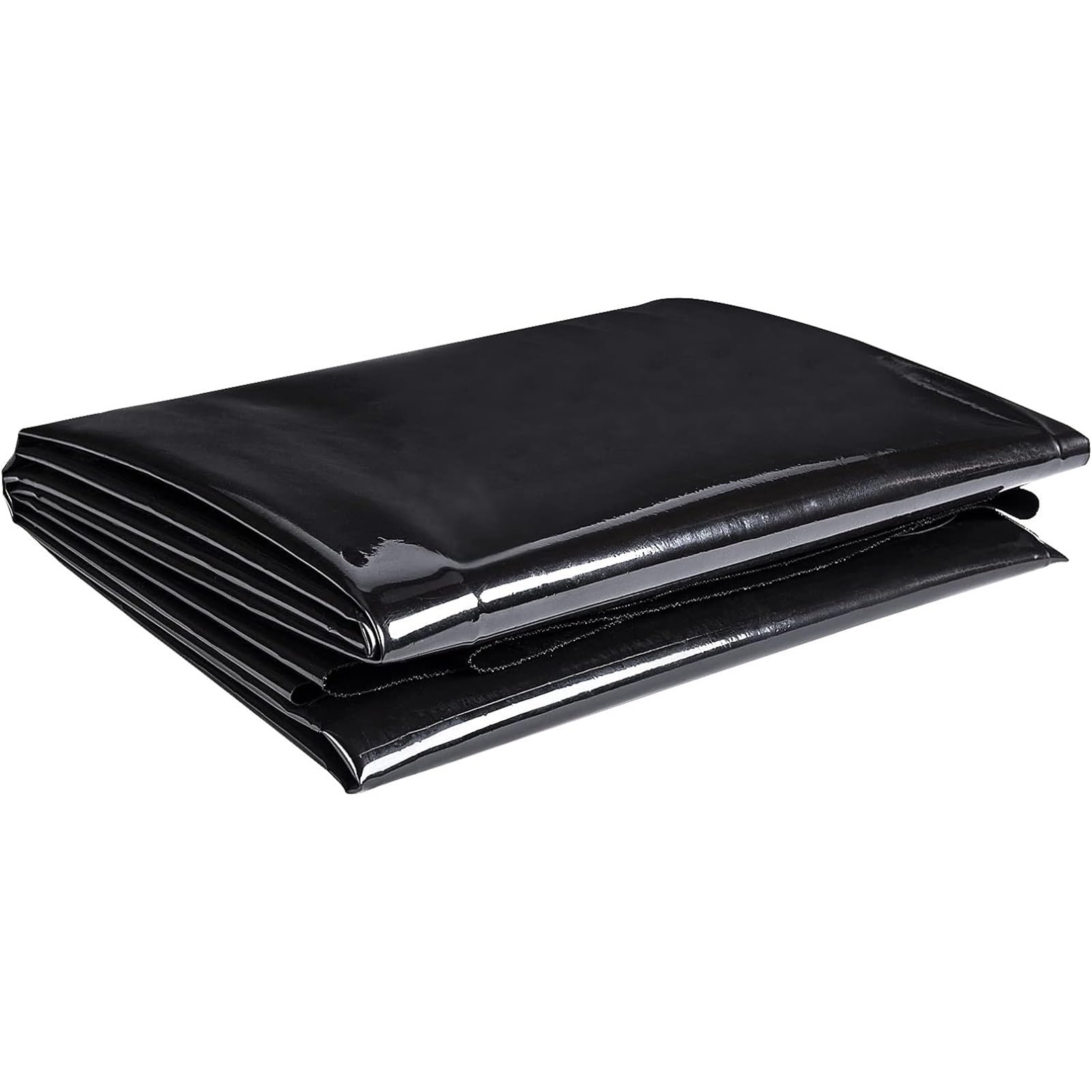 Revestimientos Impermeables Negros de Alta Resistencia para estanques - Película Plegable y Duradera para Jardines, Ideal para estanques de Peces koi, Fuentes y Piscinas - Tamaños: 1x6m, 2x2