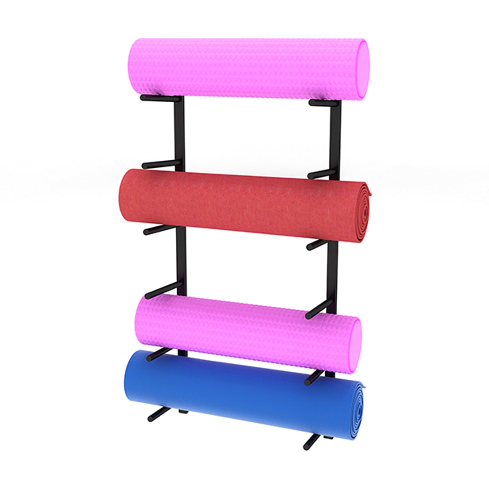 Support de tapis de yoga multi-couches de grande capacité pour studio de yoga, salle de sport à domicile