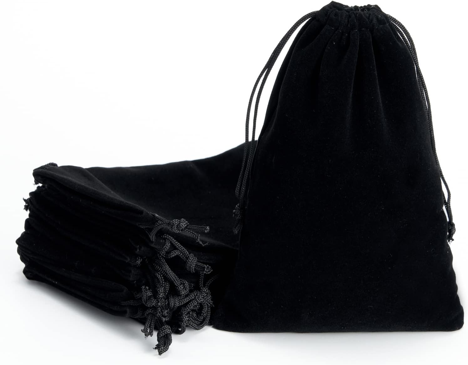 20 Pcs 8x12 Inches Velvet Drawstring Bags Jewelry Pouches Candy Bags Christmas Wedding Favors