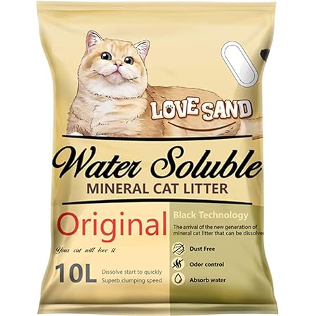 Buy Emily Pets Flushable Love Sand With Water Soluable Mineral Cat Litter Odor Control Cat Litter Unscented And Zero Dust Natural Formula 10 Liter 8kg Online At Low Prices In India