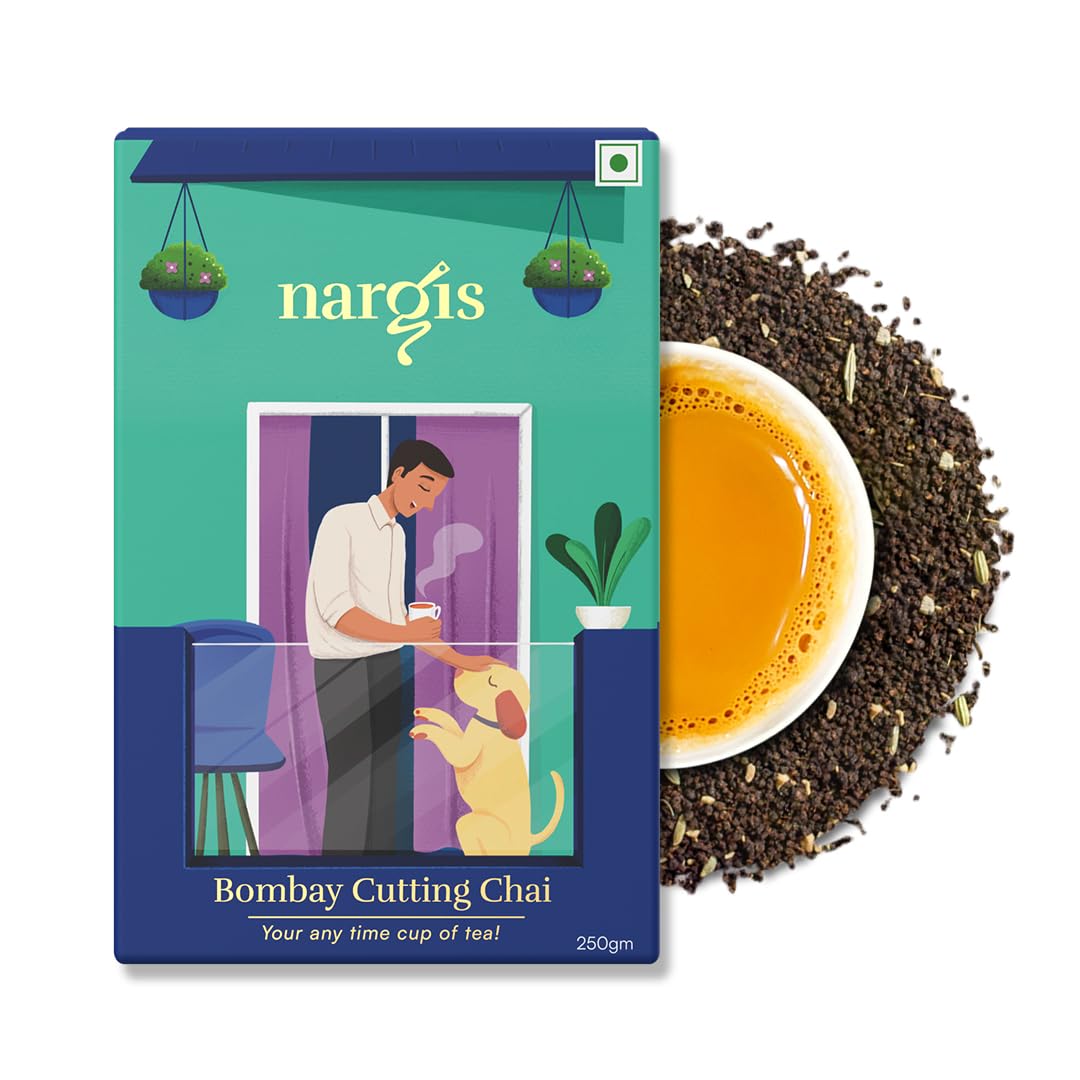 Nargis Tea Premium Chai 250gm | Bombay Cutting Chai | Assam Tea Leaves Blended with Ginger, Cardamom & Sweet Fennel Seeds (Saunf) | Luxury Experience for Tea Connoisseurs (B0C8811Z53) Amazon Price History, Amazon Price Tracker