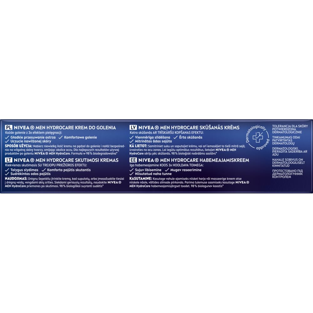 NIVEA MEN Protect & Care Ochronny krem do golenia dla mężczyzn 100 ml