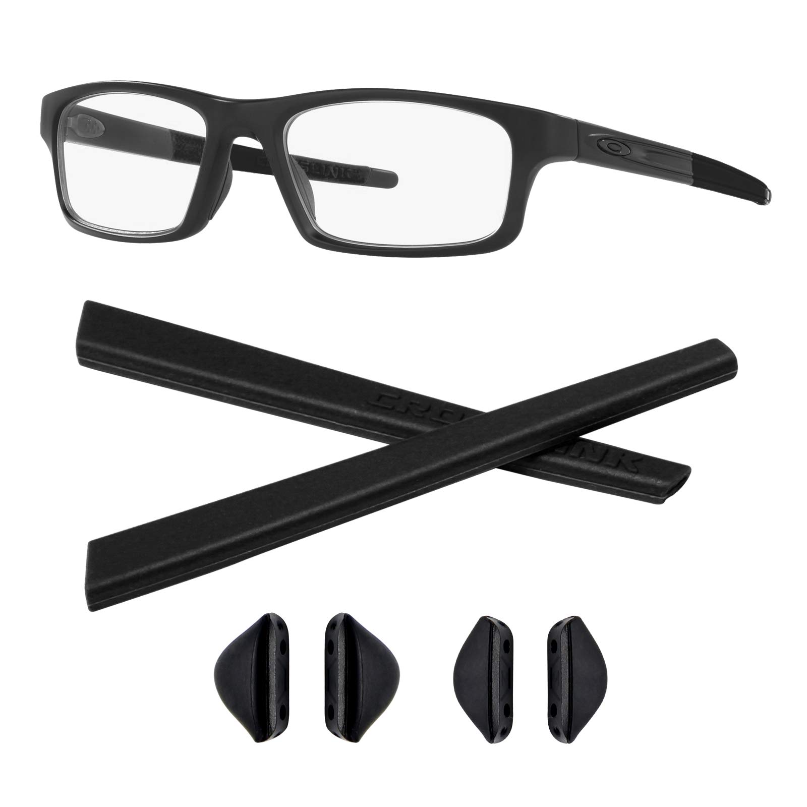 Replacement Temple Ear Socks Nose Pads for Oakley Crosslink Pitch Eye Glass Frame