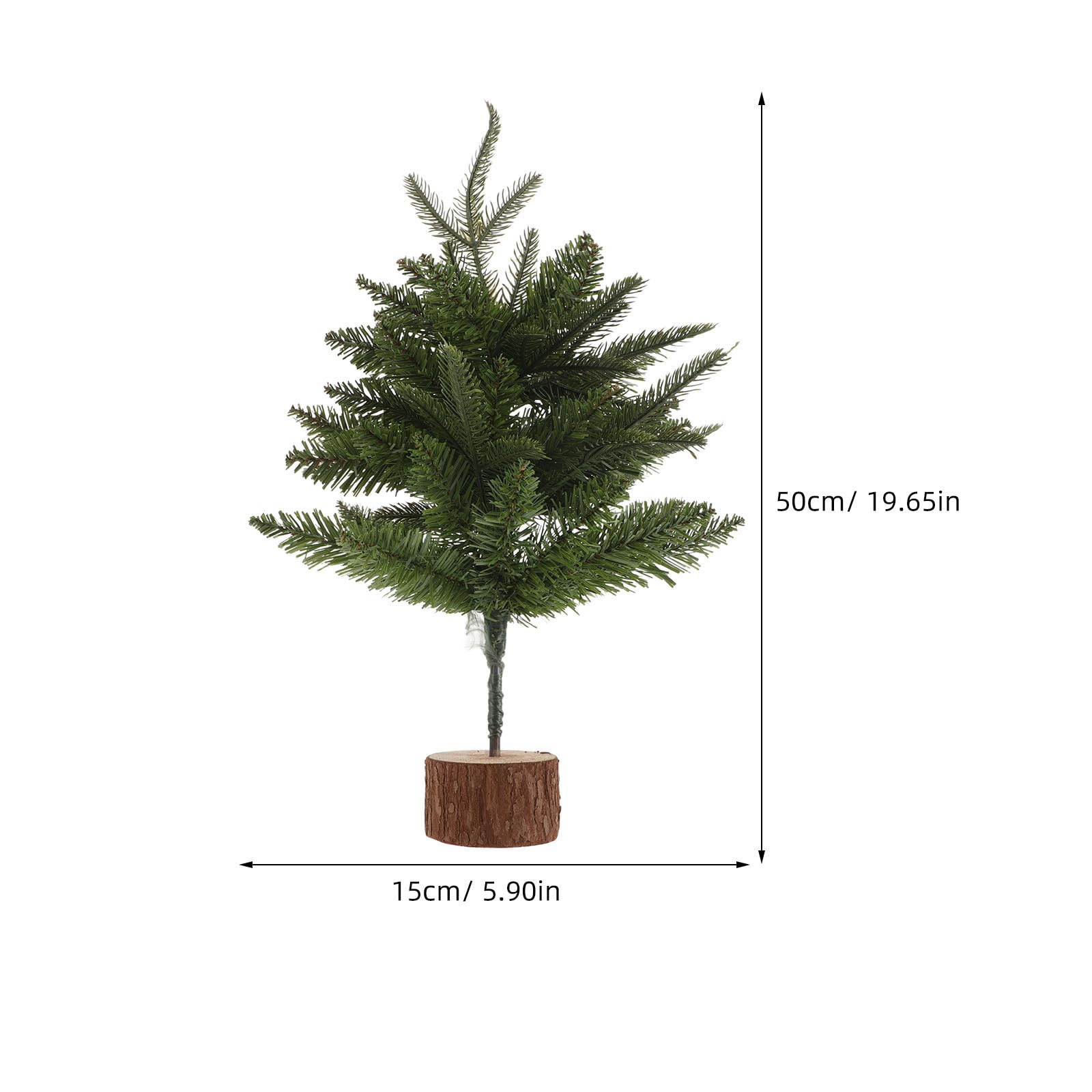 5 Stück Künstliches Tisch Weihnachts Mittelstück 45cm mit