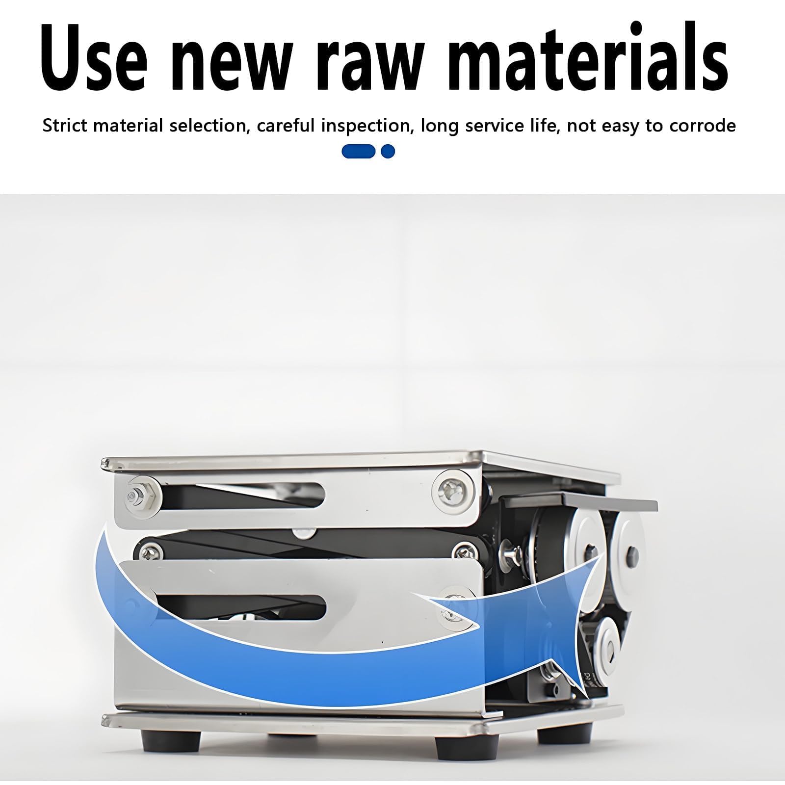 Plataforma de elevación de acero inoxidable, soporte de gato eléctrico ajustable, mesa de laboratorio y estante de muestras, capacidad de carga de 10 kg, altura de 200 mm