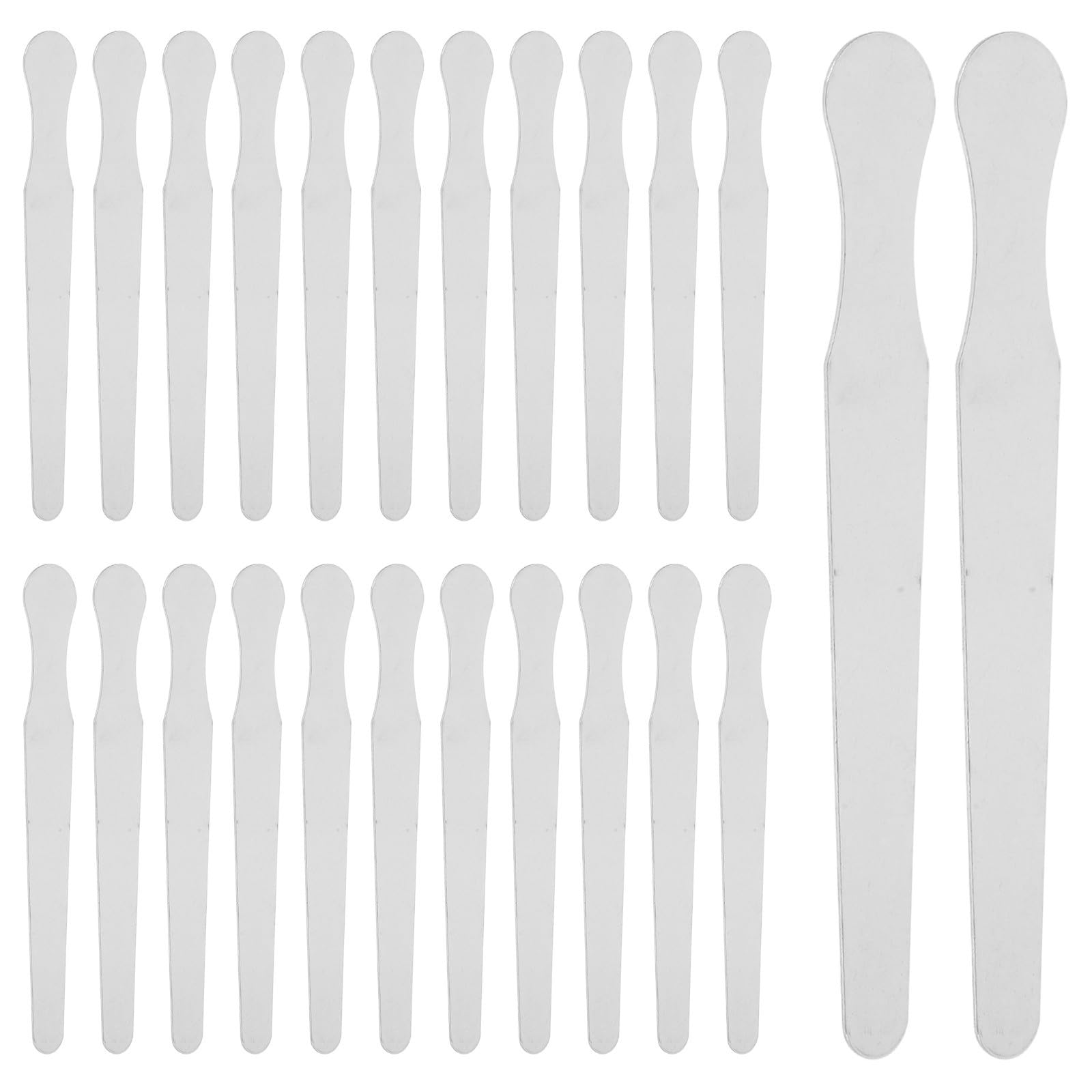 LABRIMP Zungenspatel Medizinische Mundspatel aus Edelstahl mit Glatten Kanten 20 Stück Wiederverwendbare 14cm für Erwachsene für Mundpflege zu Hause und Bastelarbeiten
