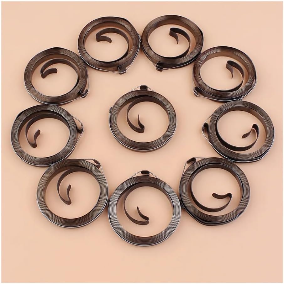 10Pcs Rewind Pull Starter Spring Fit for GX270 GX240 GX390 GX340 188F 28442-ZE2-W01 4-Cycle Mower Generator
