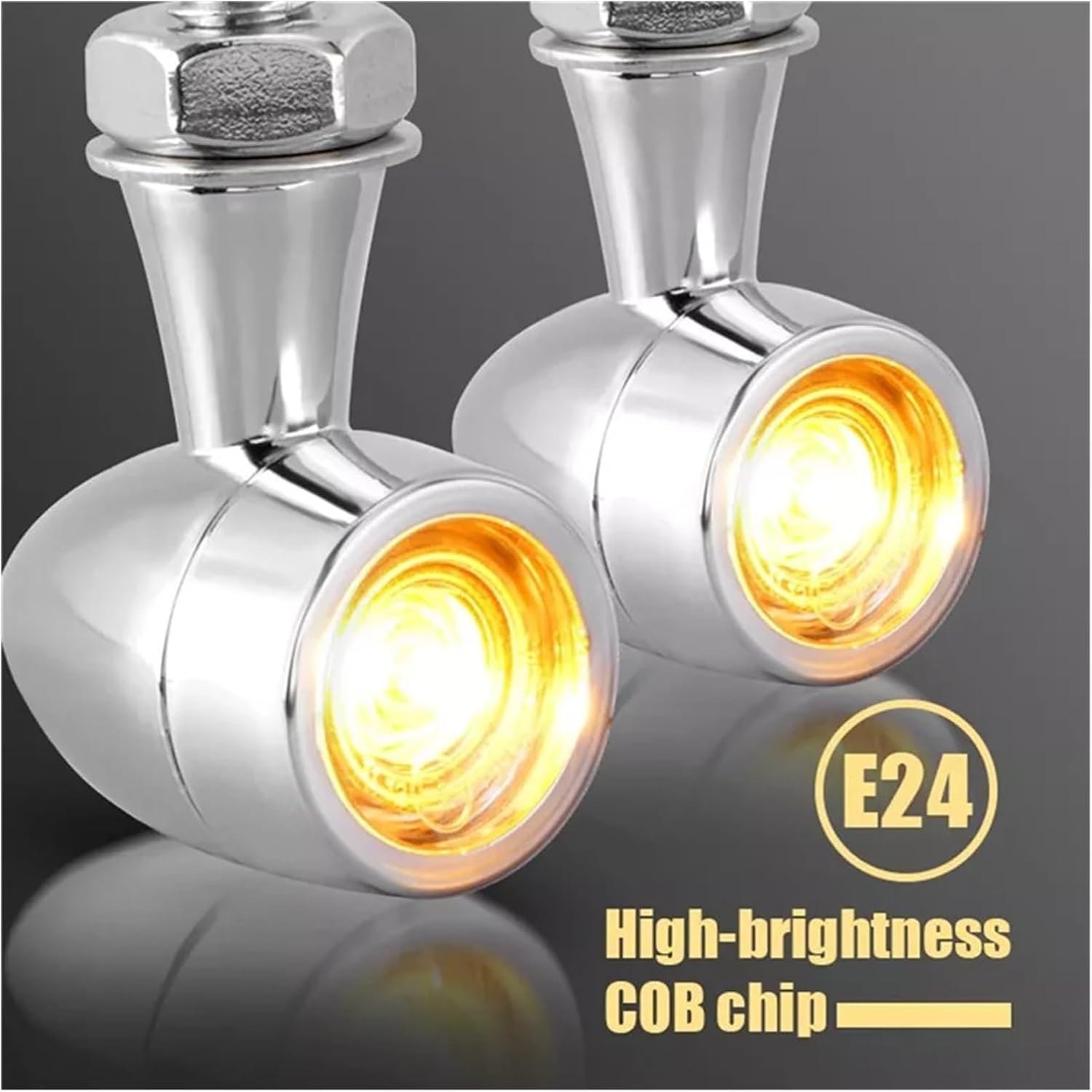 Generic Mini uniwersalne wskaźniki Dla BMW Kierunkowskazy LED, kierunkowskazy, bursztynowa czerwona lampa, 12 V, 8 mm, lampa błyskowa, lampa motocyklowa