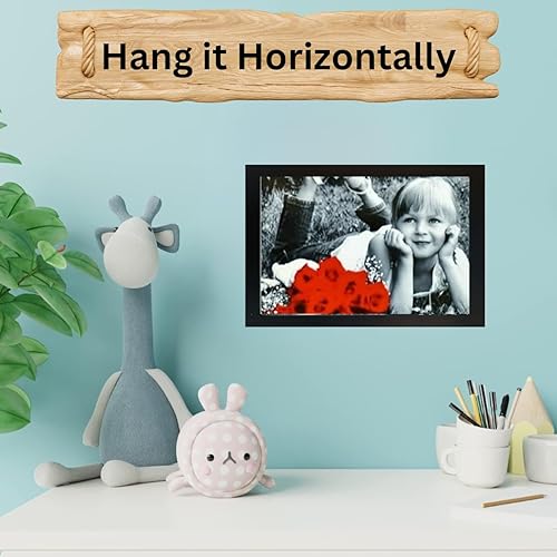 Miniatura 4 de Tasse Verre Portarretratos de 8 x 12 pulgadas (paquete de 2)  Cubierta frontal de vidrio de alta definición  Muestra un marco de fotos de 8 x 12