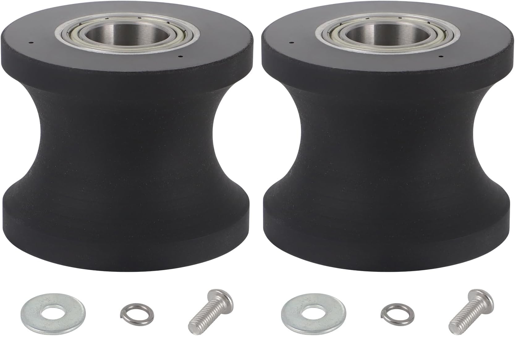 For Schwin E614 E616 430 470 100367 100383 Elliptical Replacement Parts U Groove Guide Wheel Roller 8004225 (Pack of 2)
