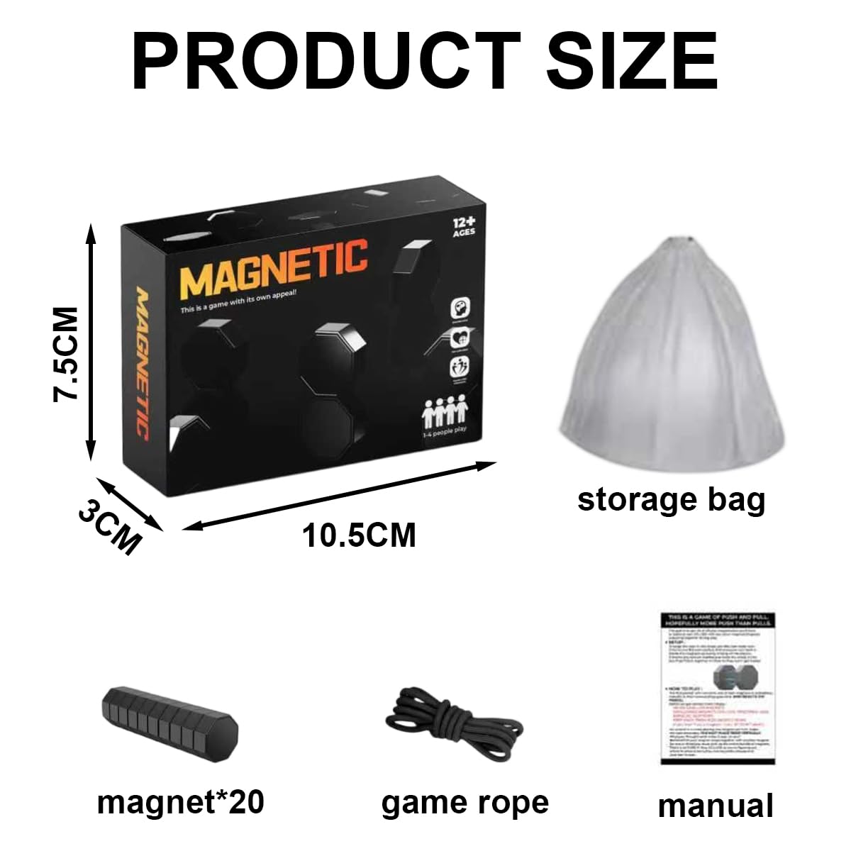 Magnetic Chess Game with Stones - Image 2