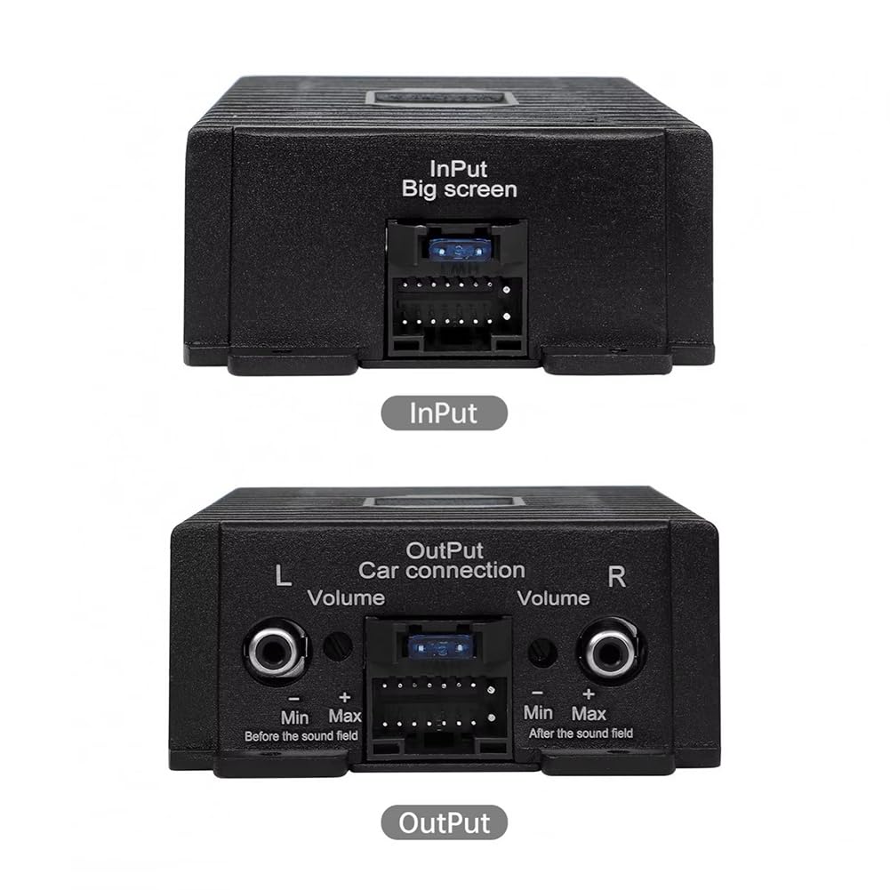 Amplificador de Potencia de Audio de 4 Canales, 12 V, 80 W X 4, Clase A/B, Procesador de Sonido Digital para Reproductor de Coche Android.