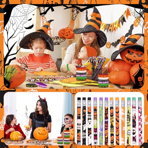Set 48 Lápices Halloween y Pulseras de Silicona miniatura 4