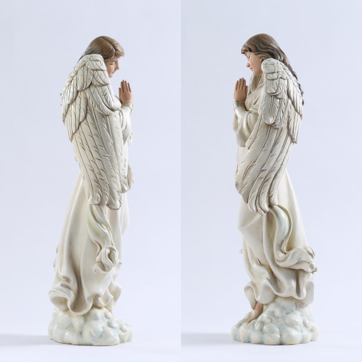 Guardian Angel Statue Indoor, 14 Inches Praying Angel Sculpture for Home Décor, Healing Angel Gifts for Women, Christmas, Thanksgiving or Housewarming - Image 7