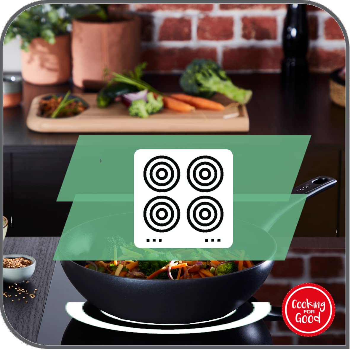 Tefal Unlimited Grillpfanne 26x26cm Bratpfanne Universalpfanne alle Herdarten auch Induktion | G25540