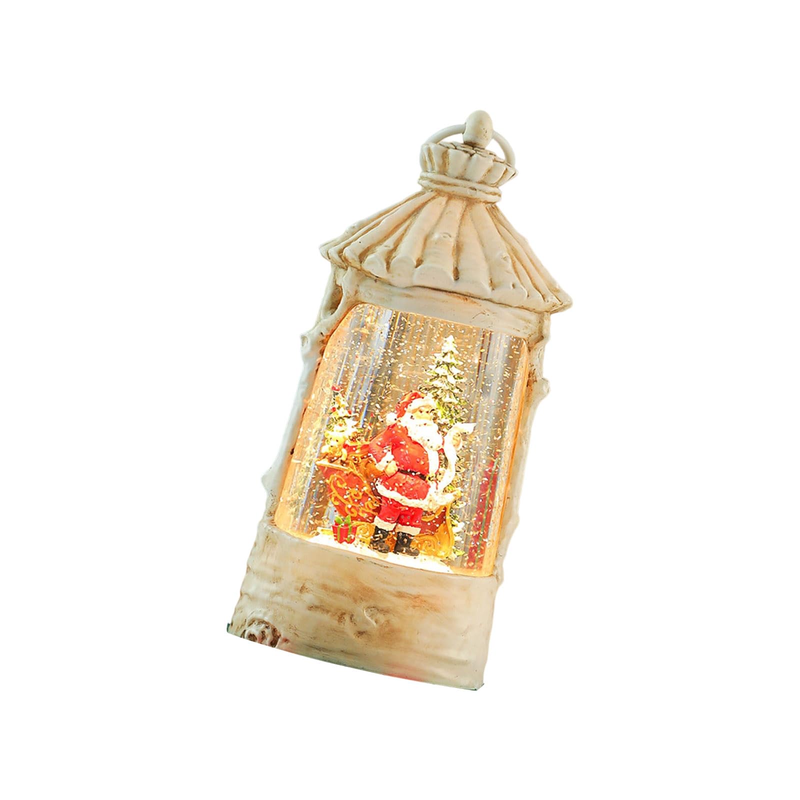 Buxuaaaa 2 Snowflake Crystal Music Sphere Night Light with Holiday Melodies Tabletop Decoration Snow Ball Music Box