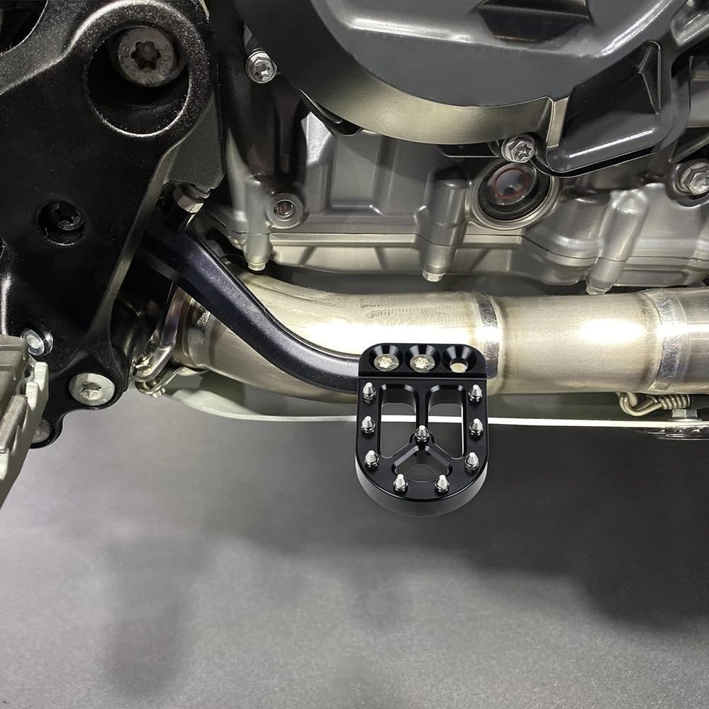 Stopki kierowcy motocykl Pasuje do 790 890 Adventure/R Pasuje do Husqvarna Norden 901 końcówka pedału hamulca przedłużka dźwigni hamulca(Black)