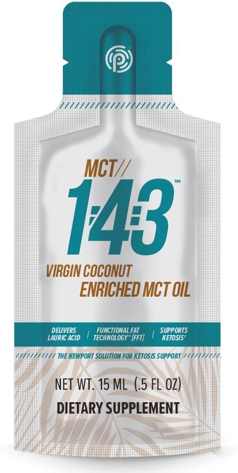 Pruvit MCT 143 Virgin Coconut Enriched MCT Oil OTG - 10 Pack