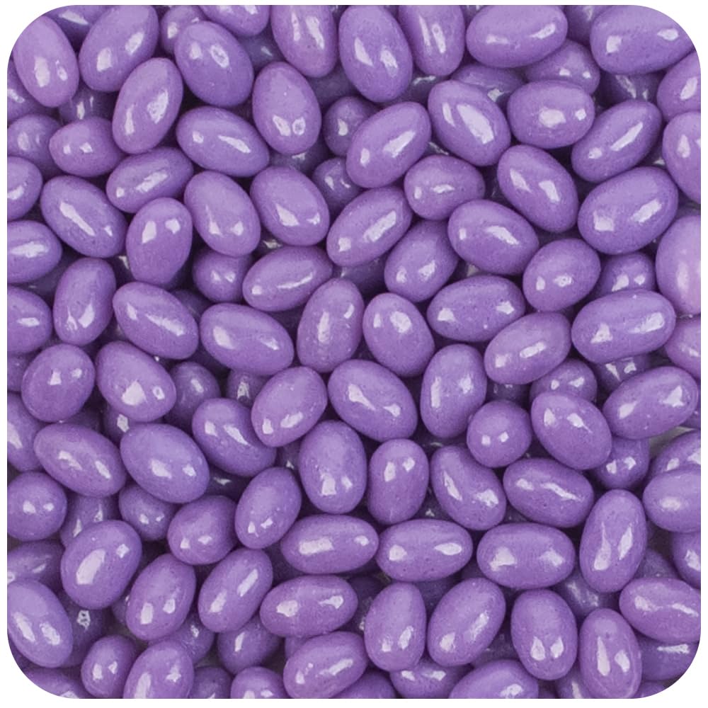 Purple Candy Jelly Beans Bulk - Grape Flavored Chewy Candy Beans for Party Favors, Candy Buffets, Birthdays, Baby Showers, Weddings and More. (12 oz, approximately 300 Pcs)