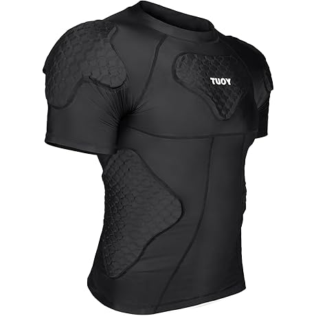 Men's Basketball Padded Compression Shirt