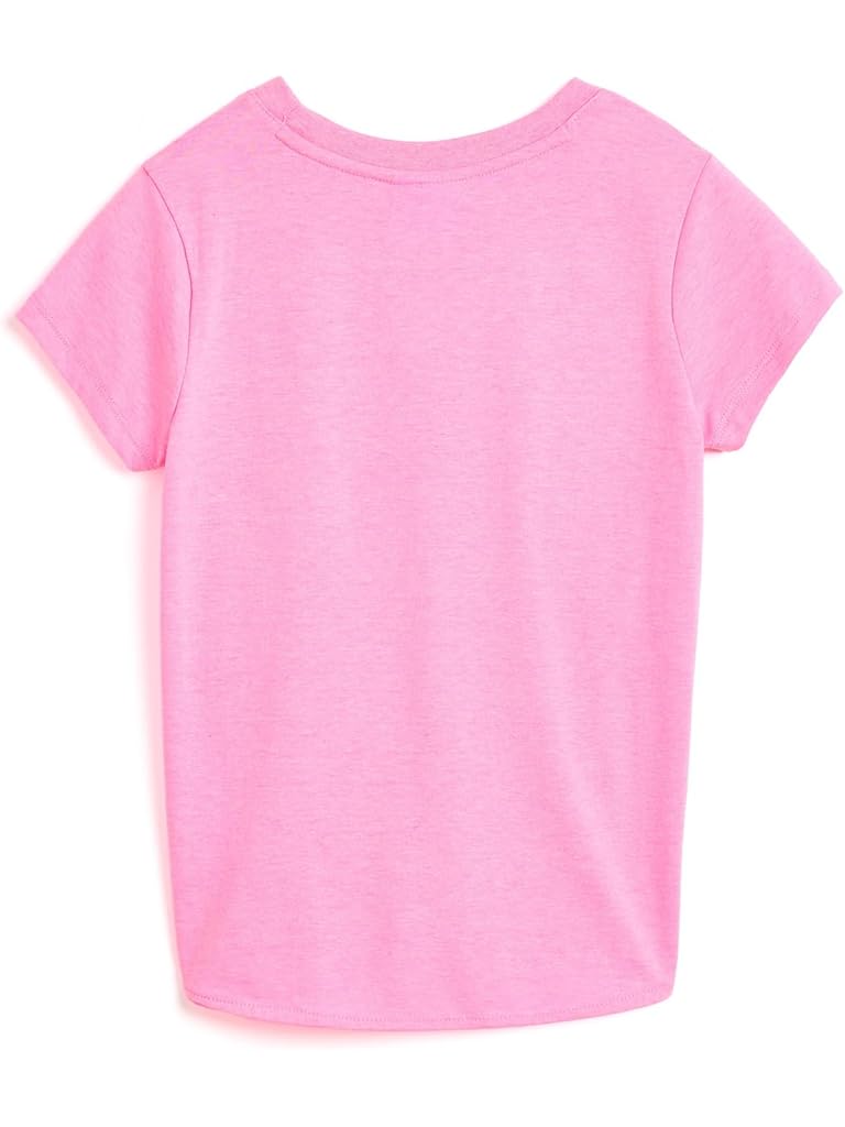Pink PUMA T-Shirt & Bike Shorts Set (Big Kid)