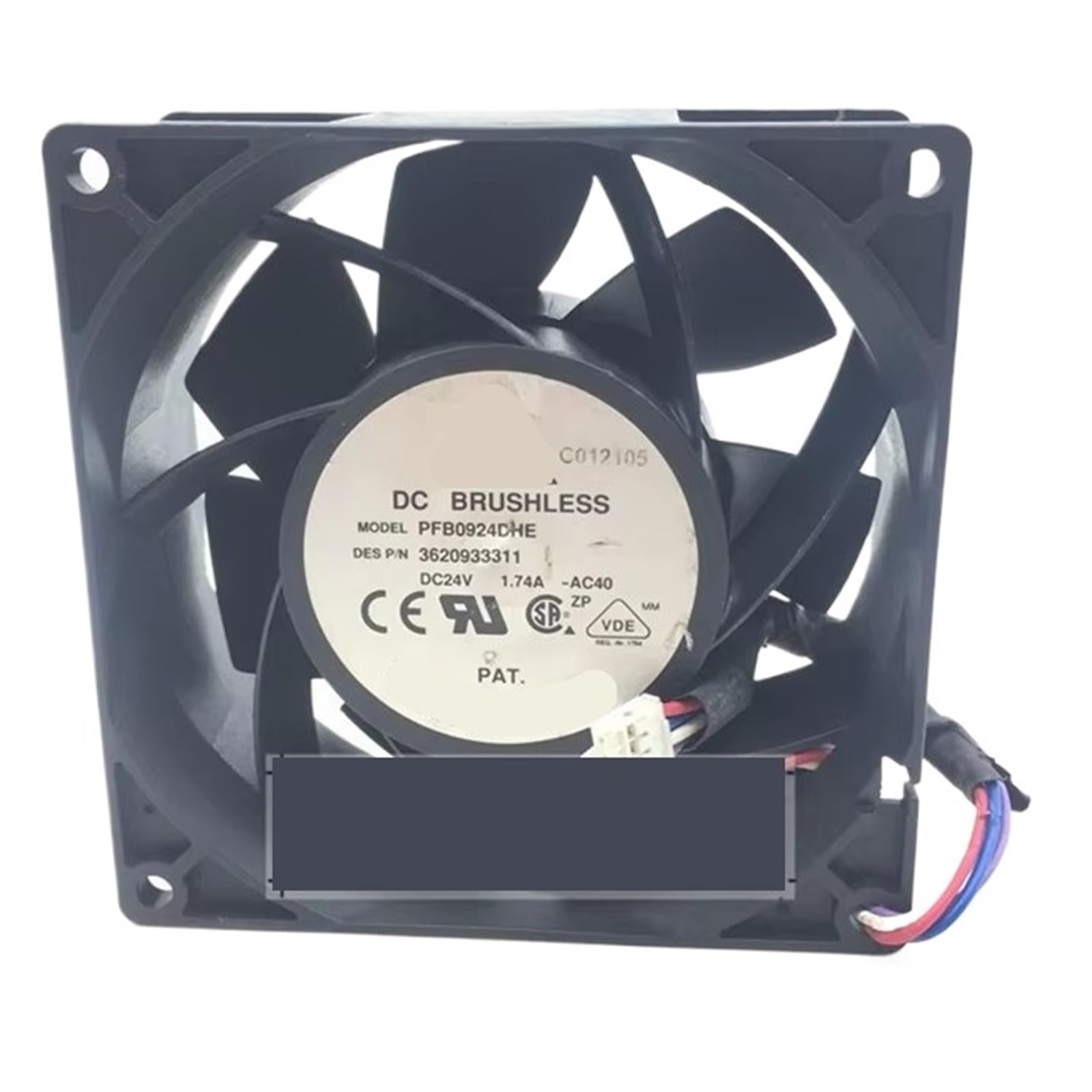 UWUKCJOKQ 90 * 38MM 24V 1.74A 9CM PFB0924DHE Fan