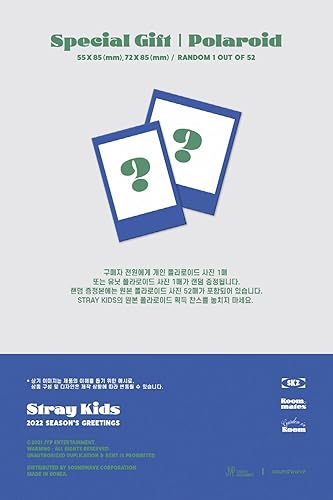 Miniatura 8 de JYP Ent. STRAY KIDS - SALUDOS DE LA TEMPORADA 2022 [Habitación, compañeros]+Beneficio de preventa+Juego de tarjetas fotográficas adicionales