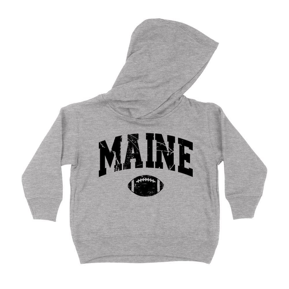 Football Maine Collegiate Kids Hoodie Sweatshirt Toddler 4T Heather Grey