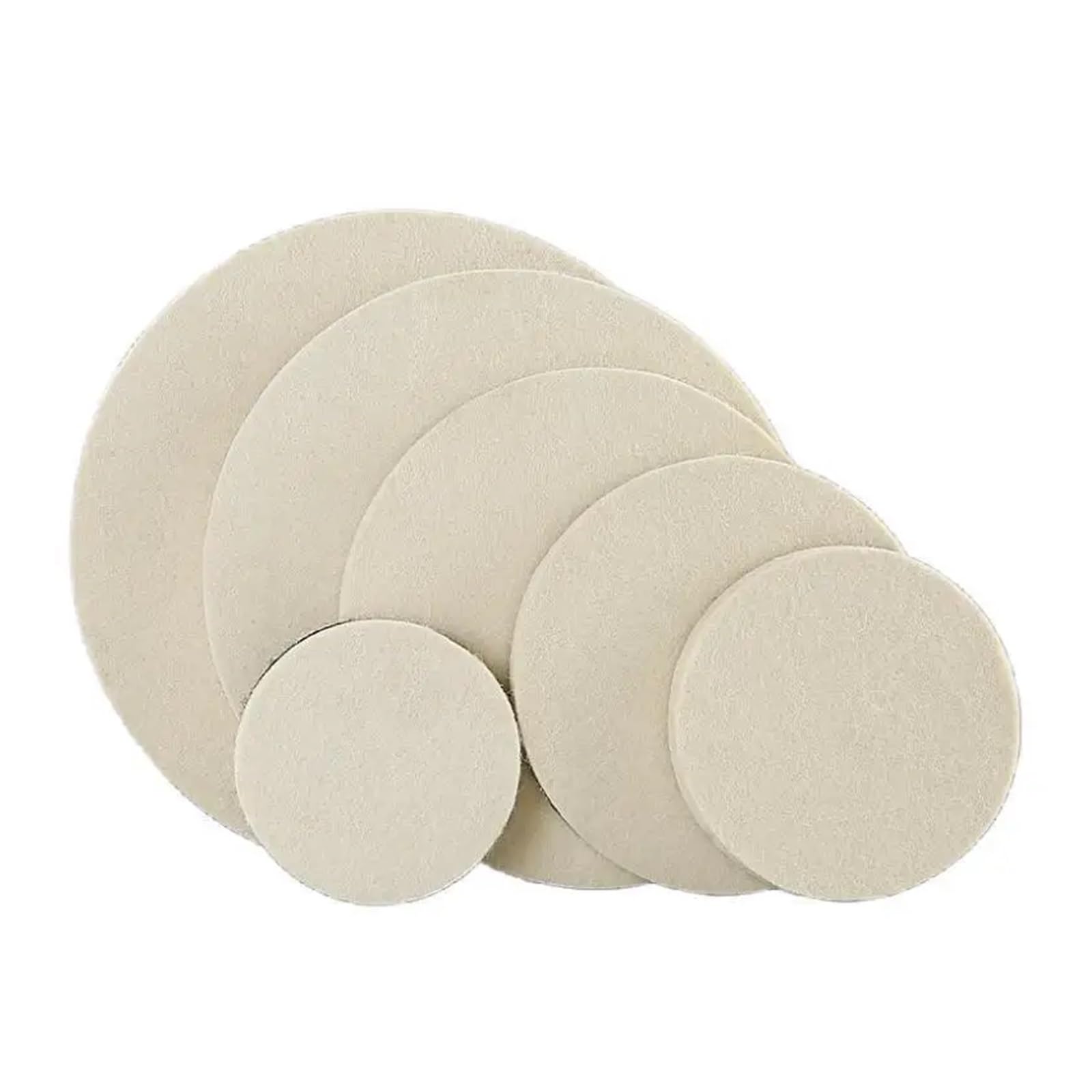 3/4/5/6/7/8 cali filc wełniany tarcza polerska podkładki polerskie tarcza szlifierska polerka do jadeitowego metalu szkło marmurowa ceramika wanglan (Color : 5 Pcs, Size : 5 inches)
