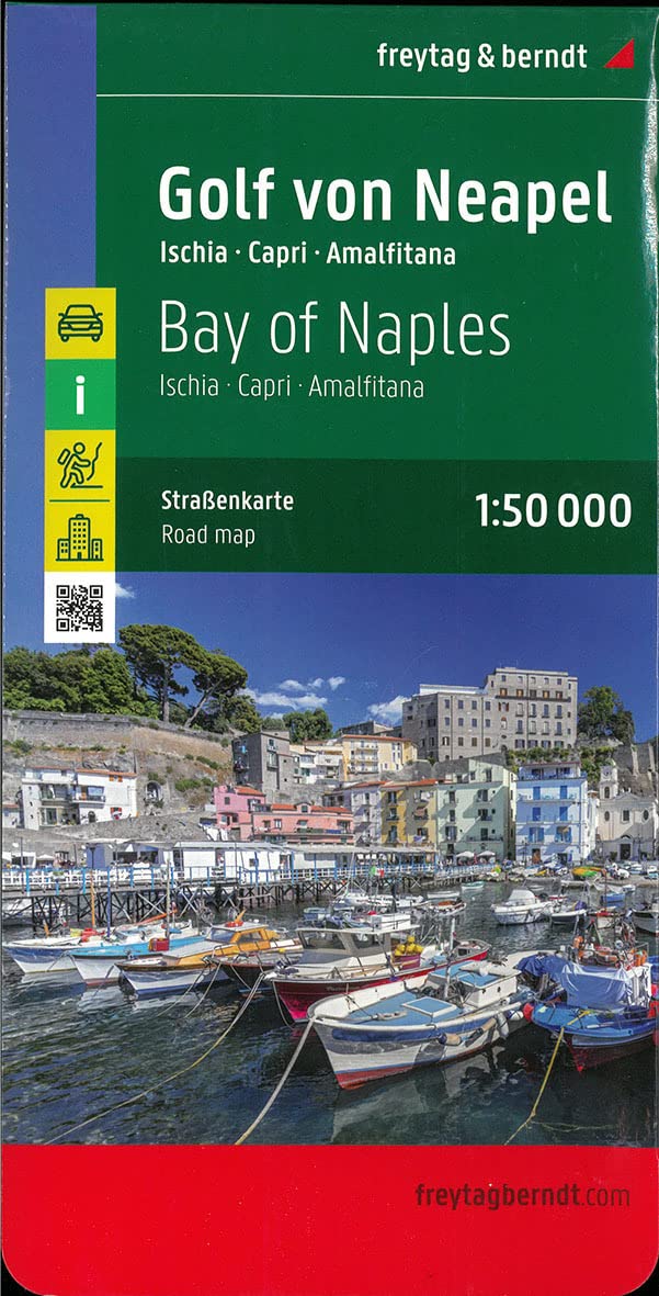 Gulf of Naples: Ischia, Capri, Amalfi: Toeristische wegenkaart 1:50 000