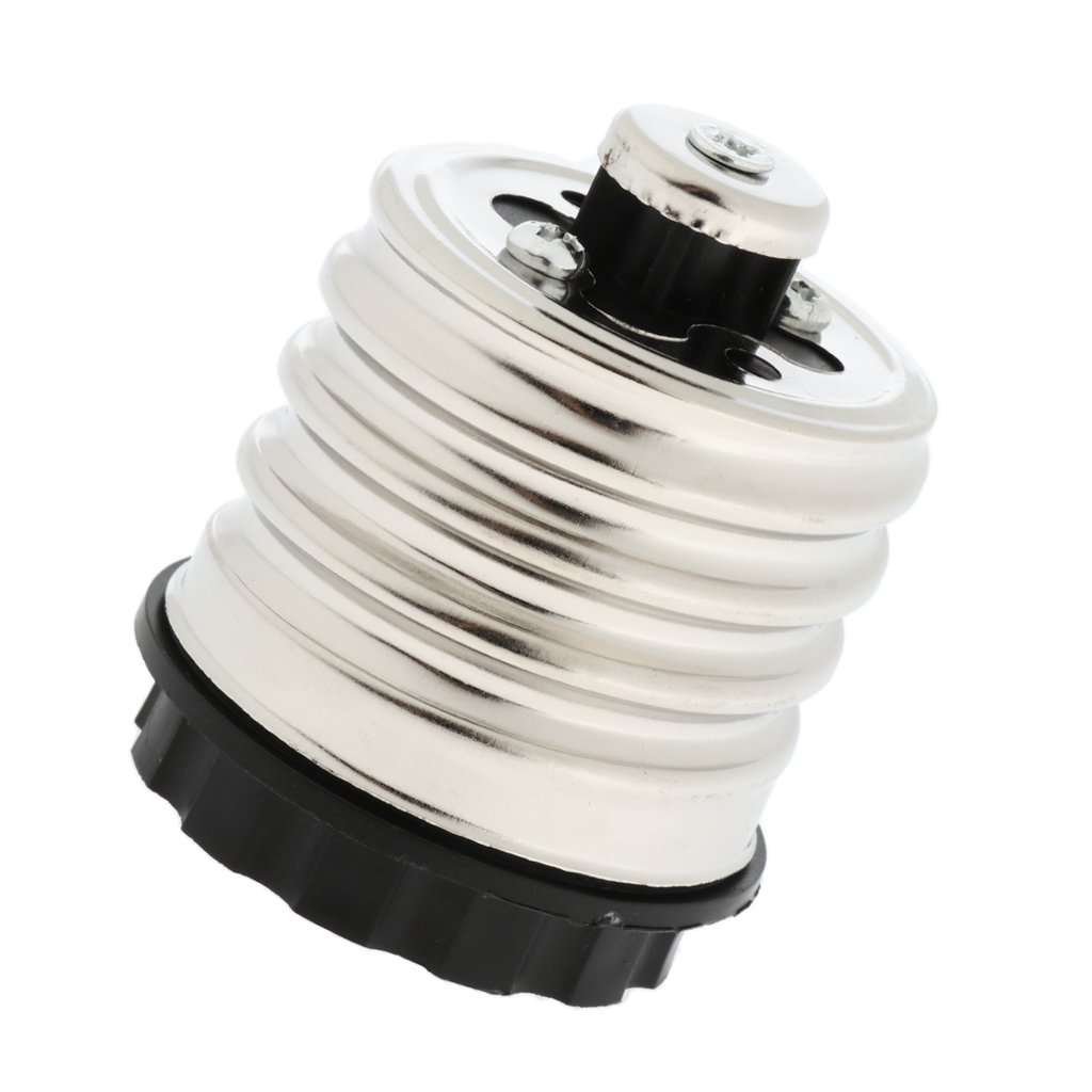 E40 to E27 Screw LED Light Bulb Socket Adapter Converter
