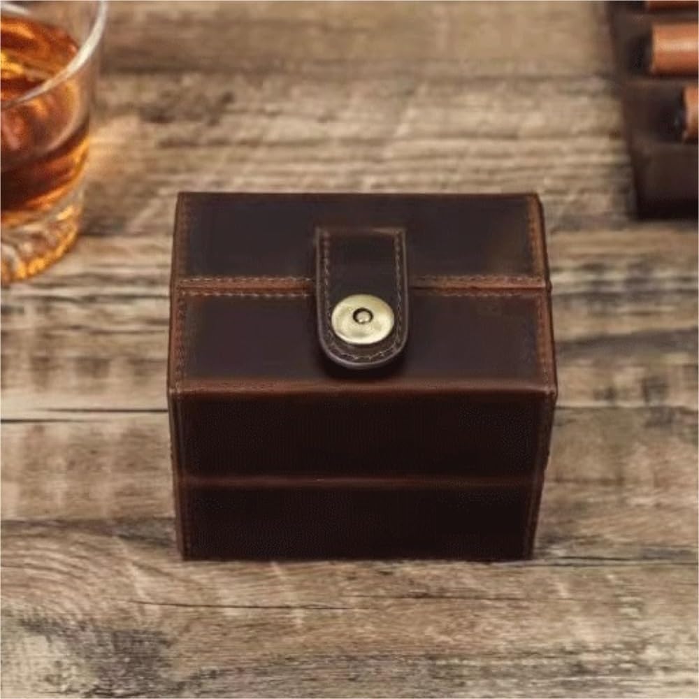 Caja de reloj de doble apertura portátil para relojes