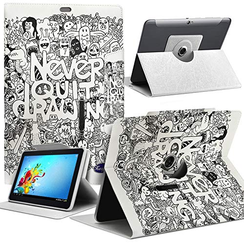 Housse Etui Motif MV10 Universel S pour Tablette Polaroid Infinite+ 7 Pouces