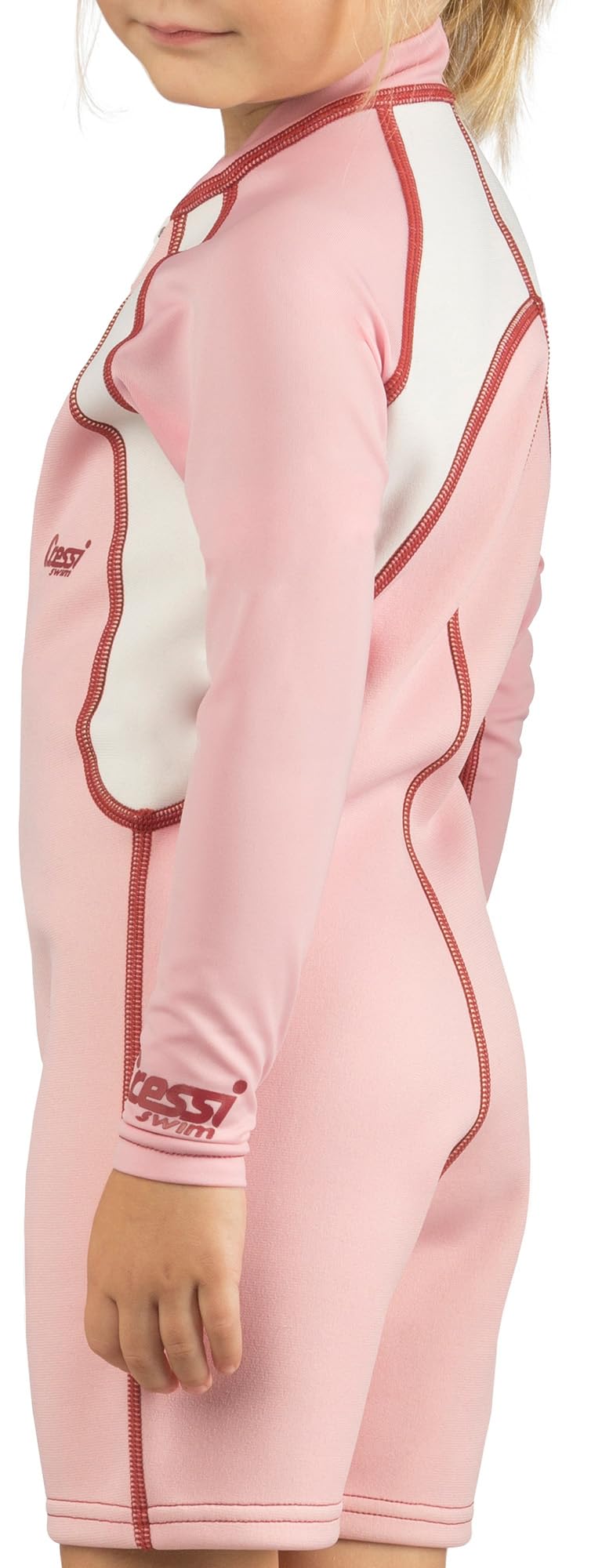 CRESSI Kids Long Sleeve Swimsuit Pink Size M