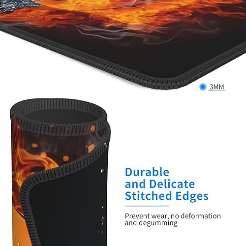 Miniatura 3 de Alfombrilla de mouse de baloncesto con temática deportiva para niños, adolescentes y hombres, alfombrillas de mouse lavables para oficina, hogar,