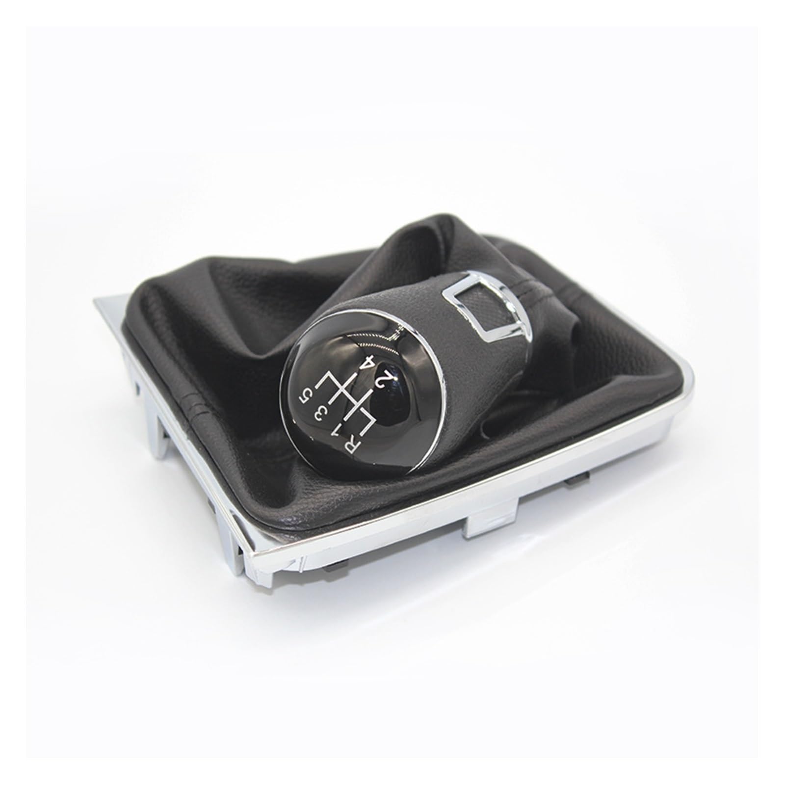 MEUMIR Car Gear Knob Stick Shifter for VW for Passat B6 Manual Transmission Shift Knob Head Rod Decoration Accessories(for 5 Speed)