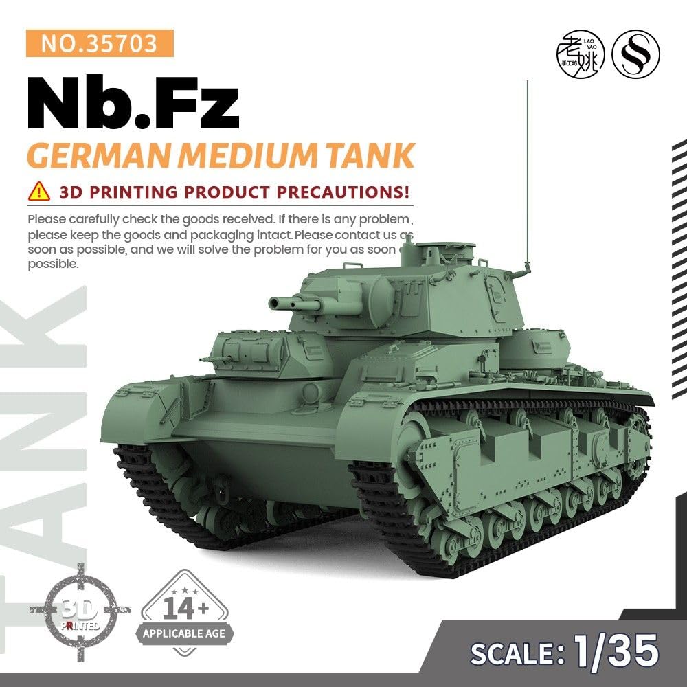 MRY-SFW SS35703 Maquette militaire 1/35 Char moyen allemand Nb.Fz