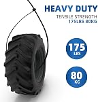 50 Pcs Extra Long Zip Ties 36 Inch, Heavy Duty Cable Ties with 200 Pounds Tensile Strength, Self-Locking UV Resistant Nylon Tie Wraps for Outdoor Use