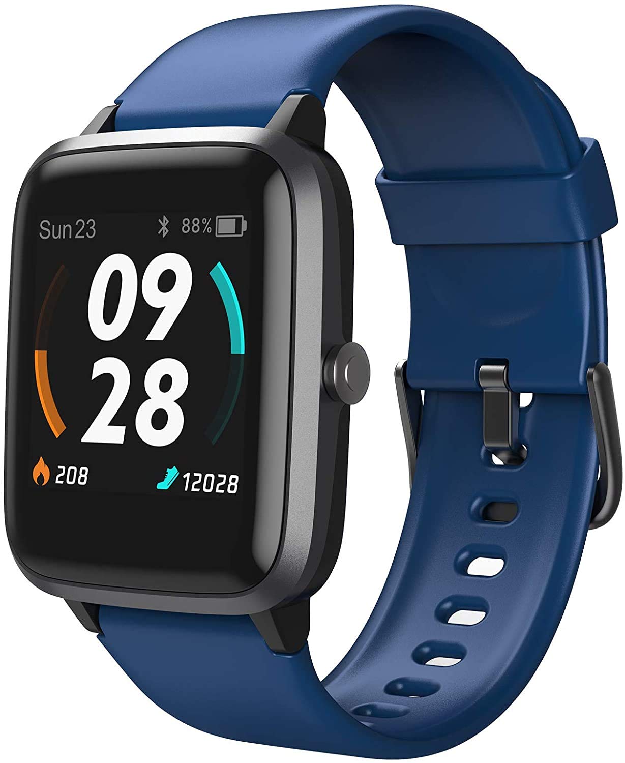 Smart Watch, orologio GPS da corsa con cardiofrequenzimetro, contapassi, monitoraggio del sonno, monitoraggio dell’attività IP68, impermeabile, compatibile con iPhone e Android