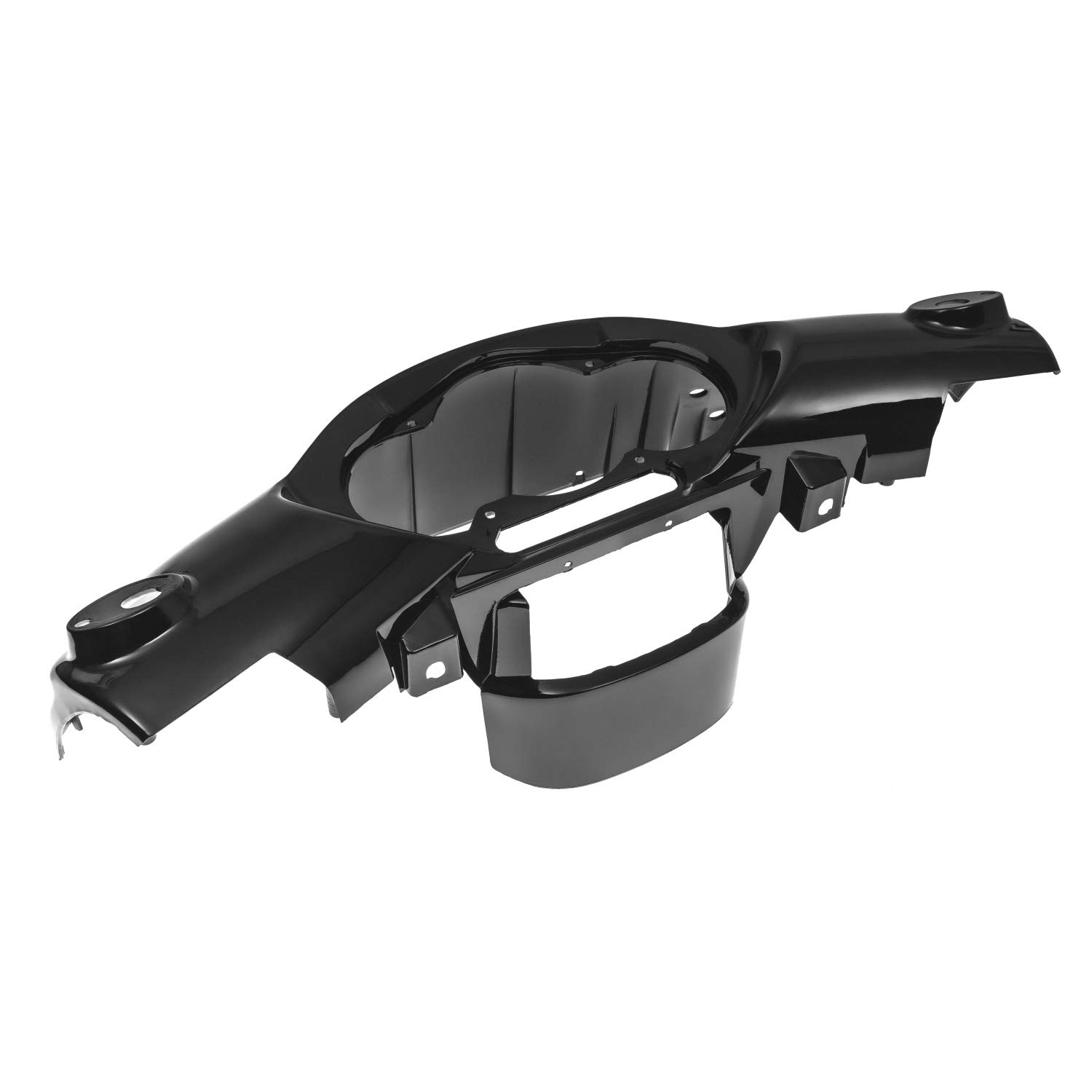 Speedometer cover Maxtuned, black metallic for Aprilia SR50 Bj. 1997-2004