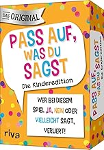 Pass auf, was du sagst – Die Kinderedition: Wer bei diesem Spiel »Ja«, »Nein« oder »Vielleicht« sagt, verliert! | Das Original. Das perfekte Geschenk. Für Kinder ab 6 Jahren