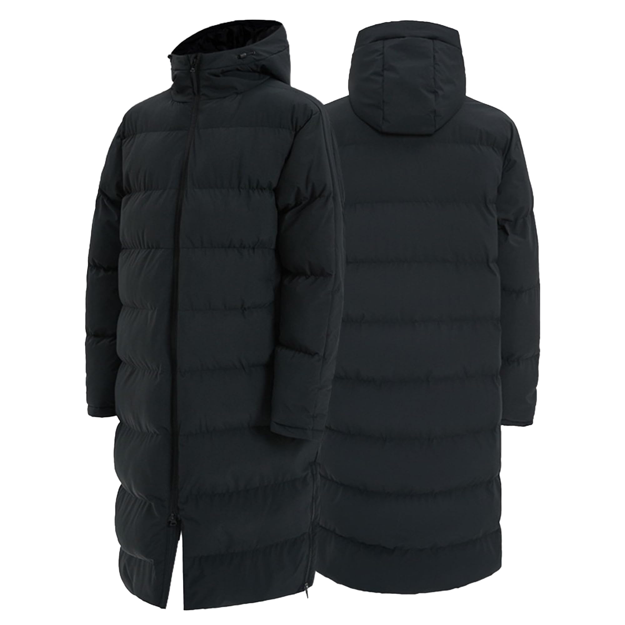 Parka invernale da uomo lungo con cappuccio impermeabile isolato piumino imbottito imbottito caldo piumino piumino parka